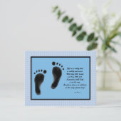 Aangepaste babydouche-Baby Kaart (Staand voorkant)