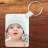 Aangepaste babyfoto sleutelhanger (Achterkant)