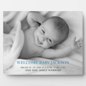 Aangepaste babyfotobord met standaard fotoplaat (Voorkant)