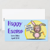 Aangepaste babyfotokaart feestdagenkaart (Voorkant / Achterkant)