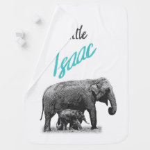 Aangepaste babyjongen Blanket "Little Isaac"