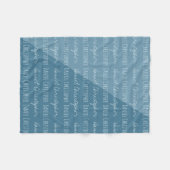 Aangepaste babyjongen met de naam Aangepast herhaa Fleece Deken (Voorkant (Horizontaal))