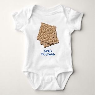 Aangepaste babykleding van 1-pesach-Baby-pak Romper