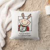 Aangepaste babyluiften voor eerste Kerstmis Lichte Kussen (Deken)