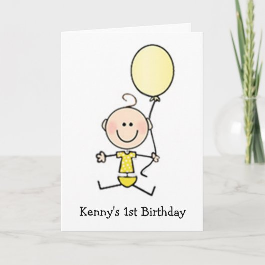Aangepaste baby's eerste kaart (Voorkant)