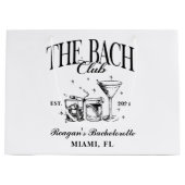 Aangepaste Bach Club Bachelorette Retro Cocktail Z Groot Cadeauzakje (Voorkant)