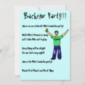 Aangepaste Bachelor Party!!! Uitnodigingen (Voorkant)