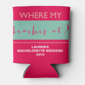 Aangepaste Bachelorette Beach Party Blikjeskoeler (Voorkant)