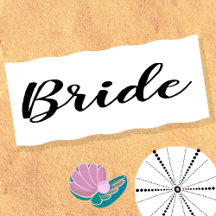 Aangepaste Bachelorette Bride Beach Towel