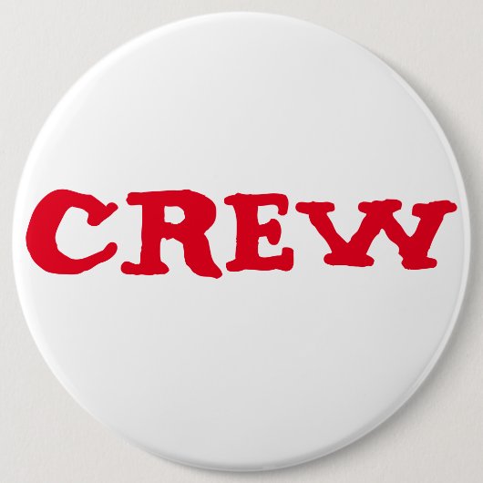 Aangepaste Bachelorette CREW 6-inch Button (Voorkant)