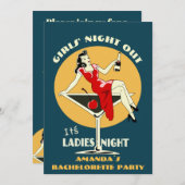 Aangepaste bachelorette kaart (Voorkant / Achterkant)