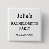 Aangepaste Bachelorette Party Button (Voorkant)