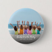 Aangepaste Bachelorette Party foto Button (Voorkant)