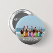 Aangepaste Bachelorette Party foto Button (Voorkant /achterkant)