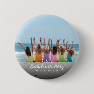 Aangepaste Bachelorette Party foto Button