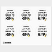 Aangepaste Bachelorette Party stickers (Vel)