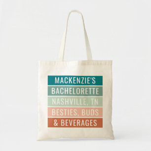 Aangepaste Bachelorette Trip Tote Bag
