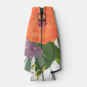 Aangepaste Bachelorette White Daisy Floral Flesjeskoeler (Achterkant)