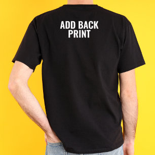 Aangepaste back-afdrukken toevoegen op Shirt-backp T-shirt