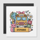 Aangepaste Back-to-School Bus - Personaliseer (Voorkant / Achterkant)