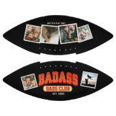 Aangepaste Badass Papa Club Retro Cool Fotocollage American Football (Panelen)