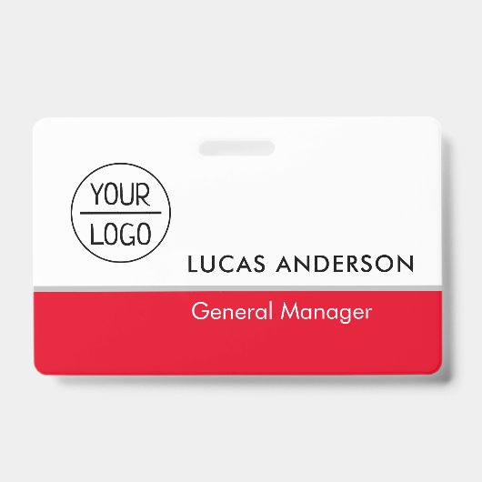 Aangepaste badge voor de vaste plastic naam met me (Voorzijde)