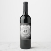 Aangepaste badge wijn etiket (Voorkant)