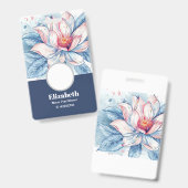 Aangepaste badges visitekaartje (Voor- en achterkant)