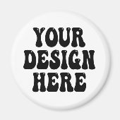 Aangepaste badges voor cadeaus Gepersonaliseerde b Magneet (Voorkant)