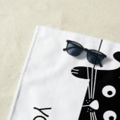 Aangepaste badhanddoek voor Cute Cats & Dogs (In situ)