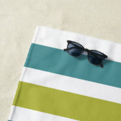 Aangepaste badhanddoek voor Stripes Pattern (In situ)