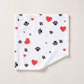 Aangepaste badhanddoekenset met foto bad handdoek (Wasdoekje)