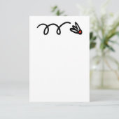 Aangepaste badminton-kaart met shuttle-logo kaart (Staand voorkant)