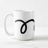 Aangepaste badminton mok met gepersonaliseerde tek (Links)