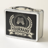 Aangepaste Badminton Player Name Racquet Sports (Achterkant)