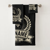 Aangepaste Badminton Player Name Racquet Sports Bad Handdoek (Insitu)