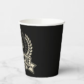 Aangepaste Badminton Player Name Racquet Sports Papieren Bekers (Links)