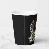 Aangepaste Badminton Player Name Racquet Sports Papieren Bekers (Rechts)