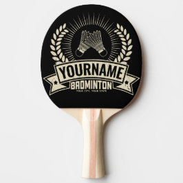 Aangepaste Badminton Player Name Racquet Sports Tafeltennisbatje