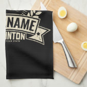 Aangepaste Badminton Player Name Racquet Sports Theedoek (Quarter Fold)