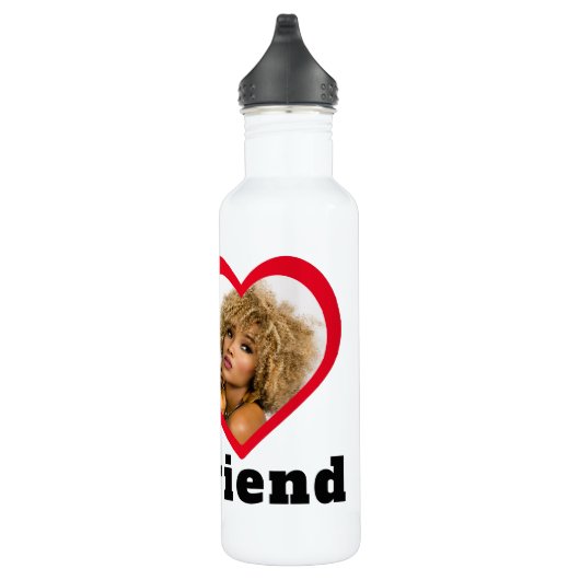 Aangepaste Bae-foto Ik hou van mijn Vriendin Waterfles (Rechts)