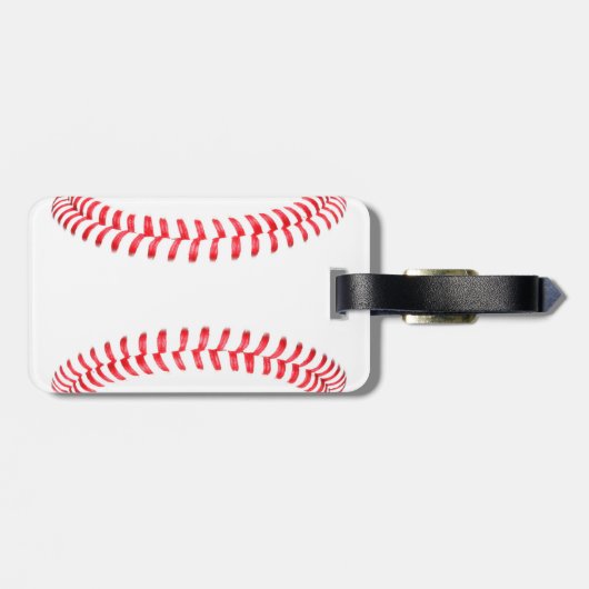 Aangepaste bagage labels voor honkbal (Achterkant horizontaal)