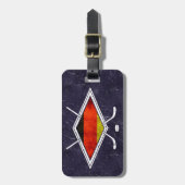 Aangepaste bagage voor Duitse ockey-vlag Bagagelabel (Voorkant verticaal)