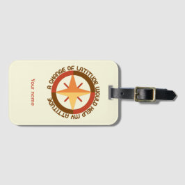 Aangepaste Bagagelabel Aangepaste naam backpacker