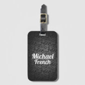 Aangepaste Bagagelabel trendy eenvoudige chique ty (Voorkant (verticaal))