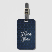 Aangepaste Bagagelabel trendy eenvoudige chique ty (Voorkant (verticaal))