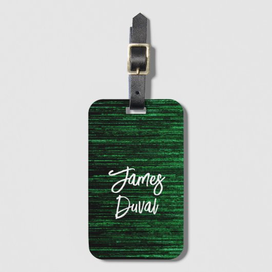 Aangepaste Bagagelabel trendy eenvoudige chique ty (Voorkant (verticaal))