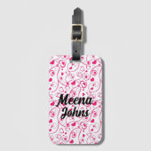 Aangepaste Bagagelabel trendy eenvoudige chique ty (Voorkant (verticaal))