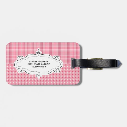 Aangepaste Bagagelabels (Achterkant horizontaal)