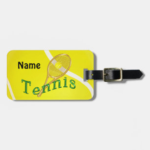Aangepaste Bagagelabels Tennis, Tennis Bag-Labels